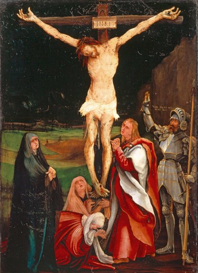 Kreuzigung, ca. 1515 von Matthias Grünewald